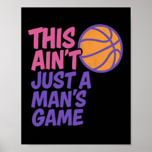 Dieses Spiel ist nicht nur etwas für Männer Women' Poster