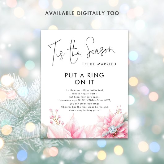 Dieses Spiel spielt die Saison Ring On It Brautpar Poster