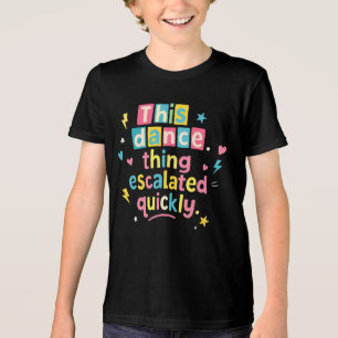 Dieses Tanzding eskalierte schnell Tri-Blend Shirt