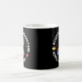 Dieses Tee mit Autismus Puzzle Slogan "Teach Accep Kaffeetasse (Mittel)