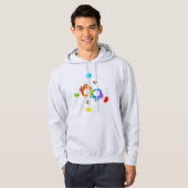 Dieses Tee mit Infi-Nity-Symbol in Regenbogenfarbe (Vorne ganz)