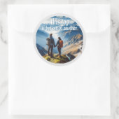 Dieses Top Runder Aufkleber (Tasche)