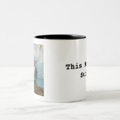 Dieses Treffen Sind zum Kotzen - Einhorn Zweifarbige Tasse (Mittel)