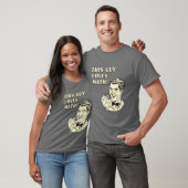 Dieses Typ-Liebe-Mathe - Retro lustige Klipp-Kunst T-Shirt (Unisex)