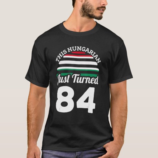 Dieses Ungarische gerade gewann 84 Ungarn 84. Gebu T-Shirt (Vorderseite)