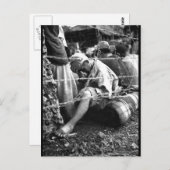 Dieses untröstliche Bild des japanischen Gefangene Postkarte (Vorne/Hinten)