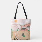 Dieses warme, Friedliche Gefühl Tasche (Rückseite)