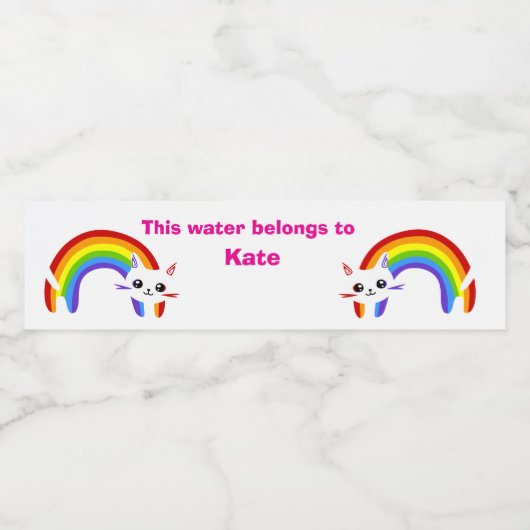 Dieses Wasser gehört Wasserflaschenetikett (Einzelnes Label)