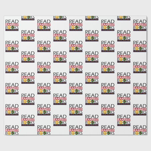 Dieses Weihnachten Bücher lesen verboten Geschenkpapier (Flach)