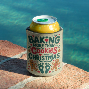 Dieses Weihnachten mehr als Kekse backen Schwanger Dosenkühler