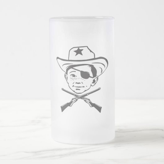 Dieses Weihnachten, schoss ich mein Auge heraus! Mattglas Bierglas (Mittel)