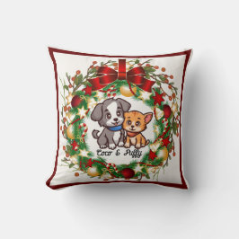 Dieses weihnachtliche Kissen mit Bild anpassen