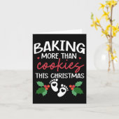 Dieses Weihnachtsgebäck mehr als Kekse backen Karte (Gelbe Blume)