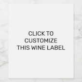 DIESES WEINETIKETT ZERMUTIGEN (Einzelnes Label)