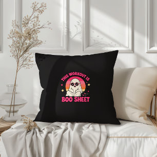 Dieses Workout ist Boo Sheet Ghost Fitness Design Kissen
