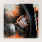 Dieses wunderschöne Gesicht ist absolut fantastisc Puzzle (Horizontal)