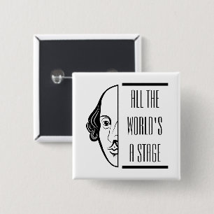 Dieses Zitat aus Shakespeare aus der ganzen Welt a Button