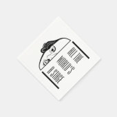 Dieses Zitat aus Shakespeare aus der ganzen Welt a Serviette (Ecke)