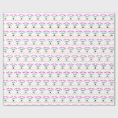 Dieses Zitat von Girls Lieben Gymnastik Gymnastik Geschenkpapier (Flach)