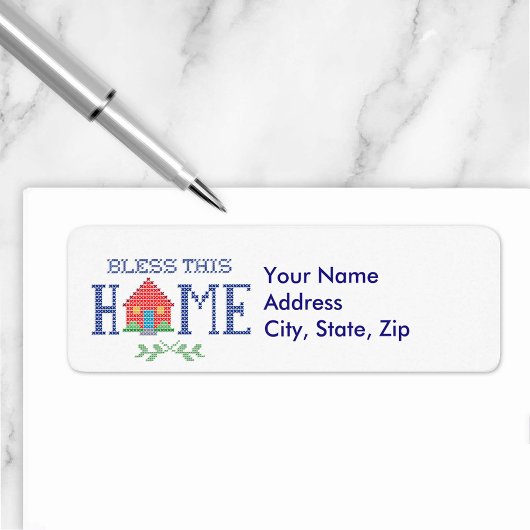 Dieses Zuhause-Label für Ihr Glück anpassen