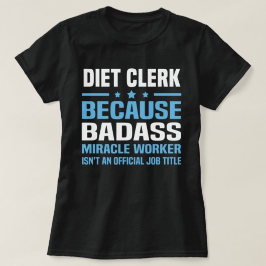 Diet Clerk T-Shirt (Design vorne)
