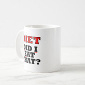 DIET Funny Mug Kaffeetasse (Vorderseite Links)
