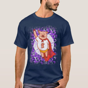 Diet Man Power Grill Grillen Pig Bacon Pork Goa Nu T-Shirt
