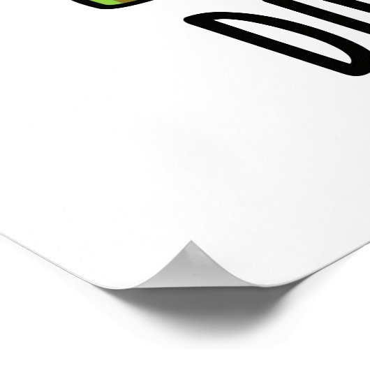 Diet-nosaur Funny Dinosaur Puns Poster (Ecke)