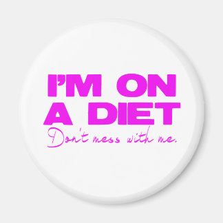 Diet pink nicht mit mir magnet