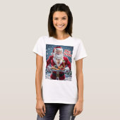 Diet Santa Christmas T - Shirt - Holiday T-Shirt m (Vorne ganz)