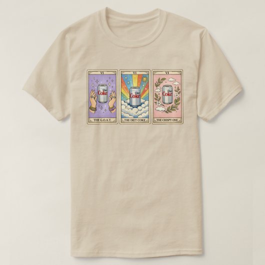 Diet Soda Crewneck - Handmade | Crispy Diet Girly T-Shirt (Design vorne)