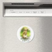 Diet startet morgen Chipmunk Magnet (In Situ (Geschirrspüler))