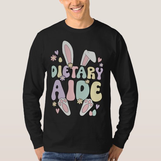 Dietary Aide Easter Bunny Dietary Aide Easter Day T-Shirt (Vorderseite)