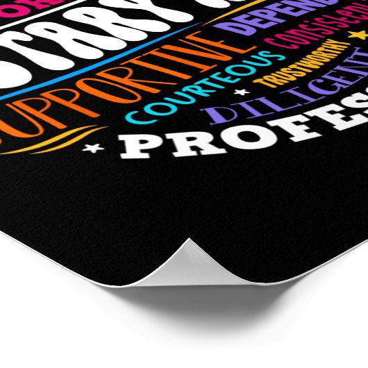 Dietary Aide Life Appreciation Healthcare Workers Poster (Ecke)