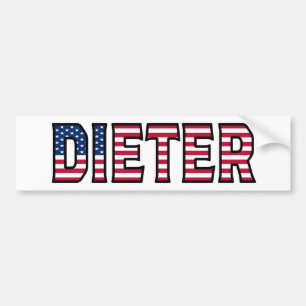 Dieter Name Vorname USA Aufkleber Sticker Auto Autoaufkleber