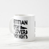 Dietitian Cat Lover Kaffeetasse (Vorderseite Links)