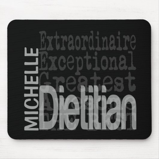 Dietitian Extraordinaire CUSTOM Mousepad (Vorne)