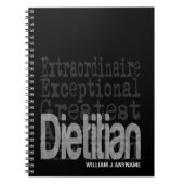Dietitian Extraordinaire CUSTOM Notizblock (Vorderseite)