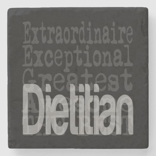 Dietitian Extraordinaire Steinuntersetzer (Vorderseite)