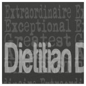 Dietitian Extraordinaire Stoff (Nahaufnahme)