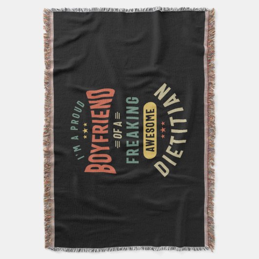 Dietitian Job Title Gift Decke (Vorderseite Vertikal)