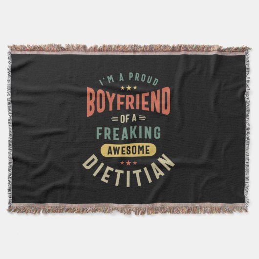 Dietitian Job Title Gift Decke (Vorderseite)