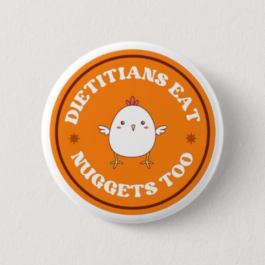 Dietitian Nibbles: Nuggets Edition Button (Vorderseite)