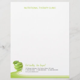 Dietitian Nutritionist Healthy Eating letterhead Briefbogen