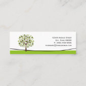 Dietitian Nutritionist - Wunschbaum des Herzens Mini Visitenkarte (Rückseite)