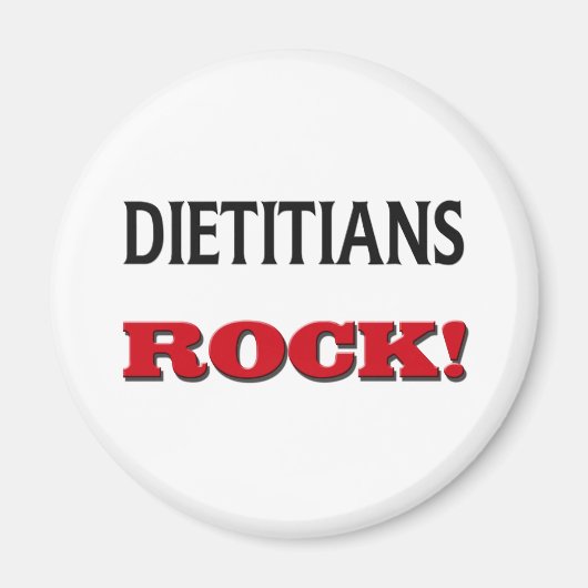 Dietitians Rock Magnet (Vorne)