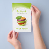 Dietitin/Ernährungsberaterin/Personal Trainer Flyer (Handgriff)