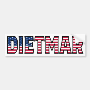 Dietmar Name Vorname USA Aufkleber-Auto Autoaufkleber