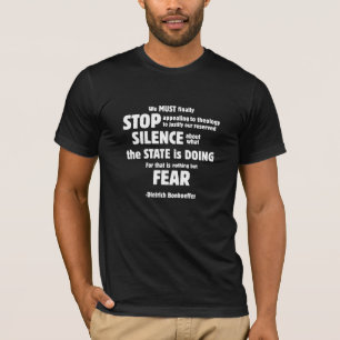 Dietrich Bonhoeffer Zitat T-Shirt