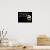 Dietrich Bonhoeffer Zitat zum größten Fehler Poster (Küche)